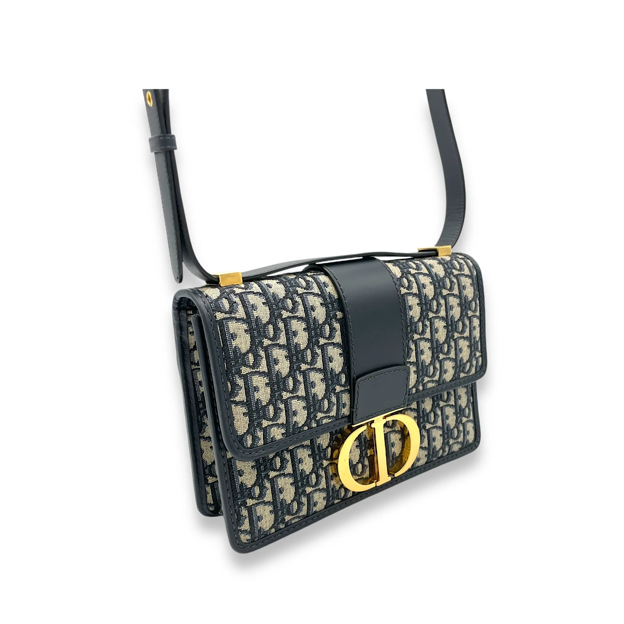 30 Montaigne Shoulder bag in Jacquard, Gold Hardware