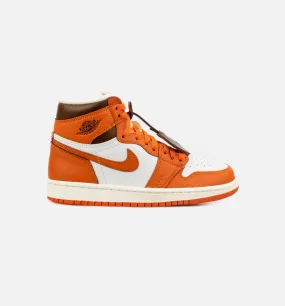 Air Jordan 1 High OG Starfish Womens Lifestyle Shoe - Orange/White