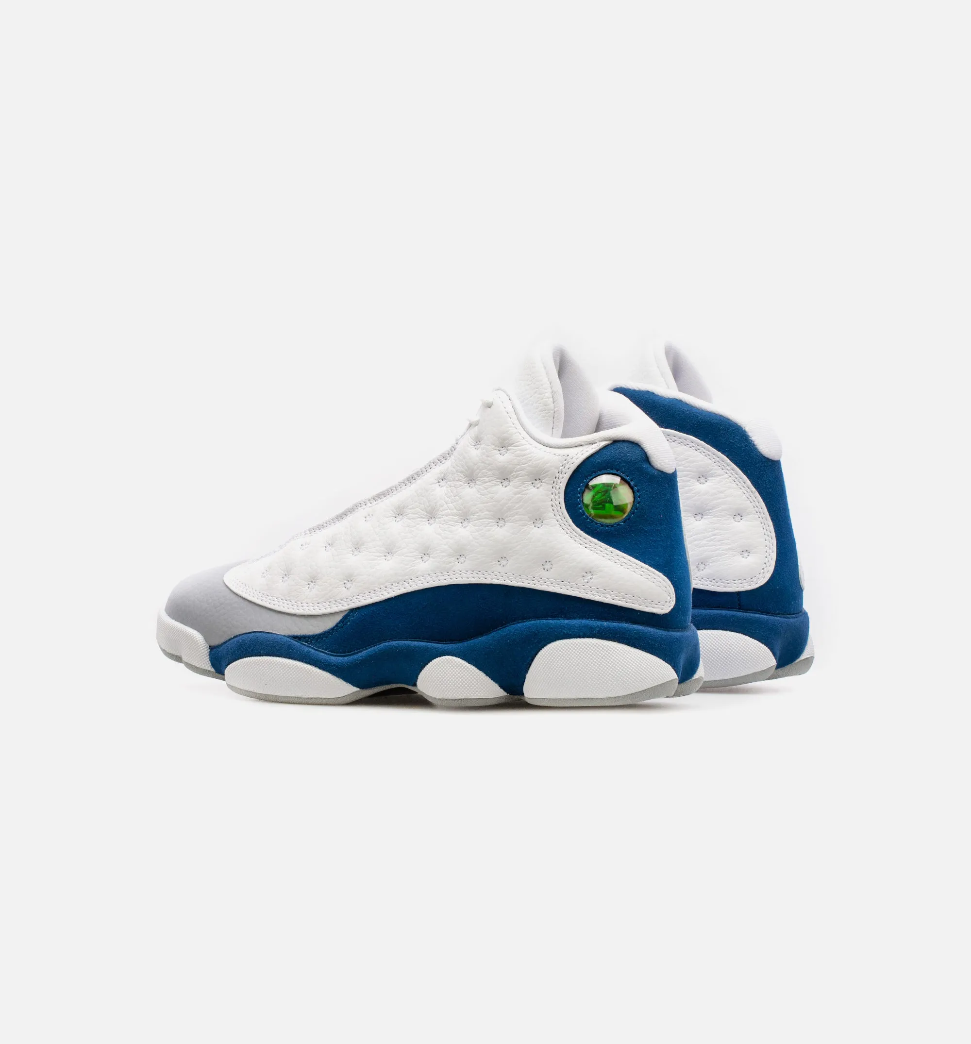 Air Jordan 13 Retro French Blue Mens Lifestyle Shoe - White/Blue Free Shipping