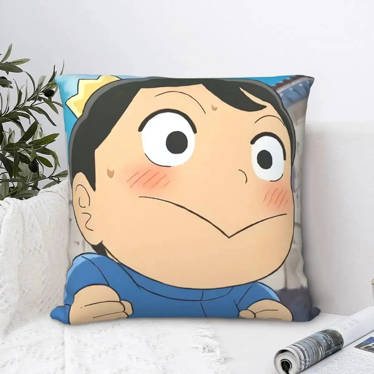 Anime Bojji Ousama Ranking Of Kings Pillow Case Custom Zippered Decorative Pillow Case