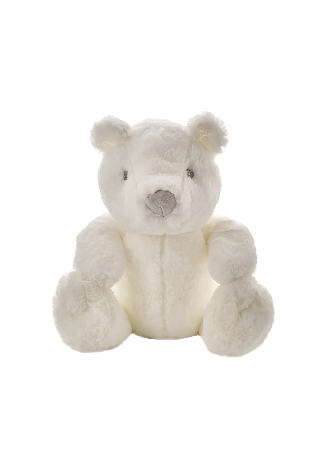 Bambino White Plush Bear Large 31cm