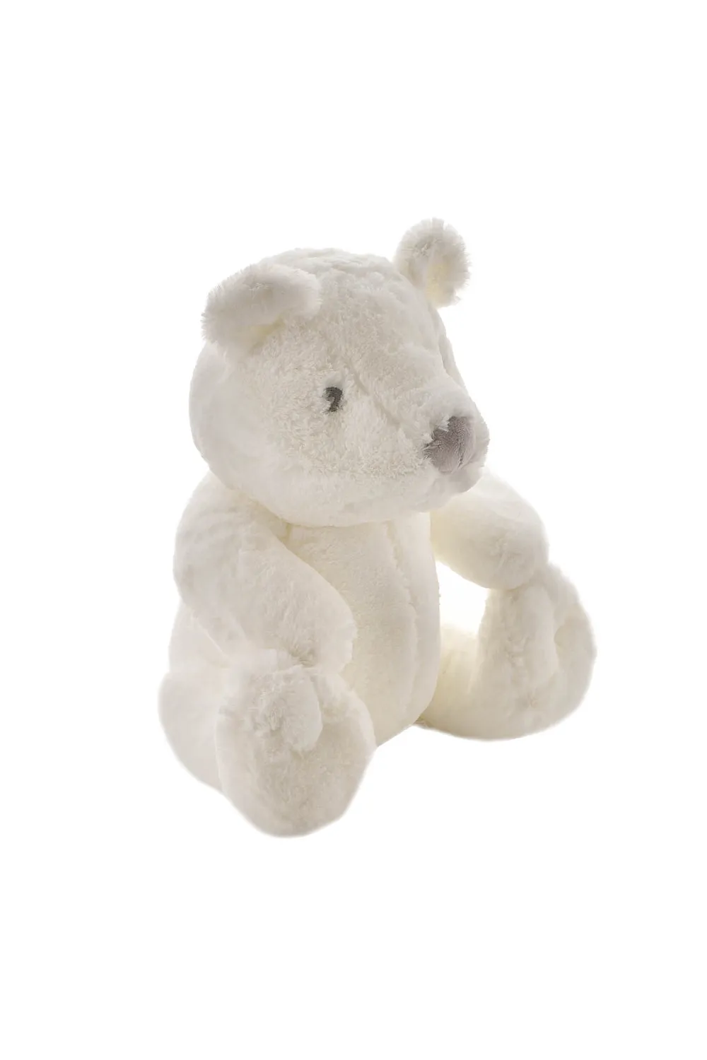 Bambino White Plush Bear Large 31cm