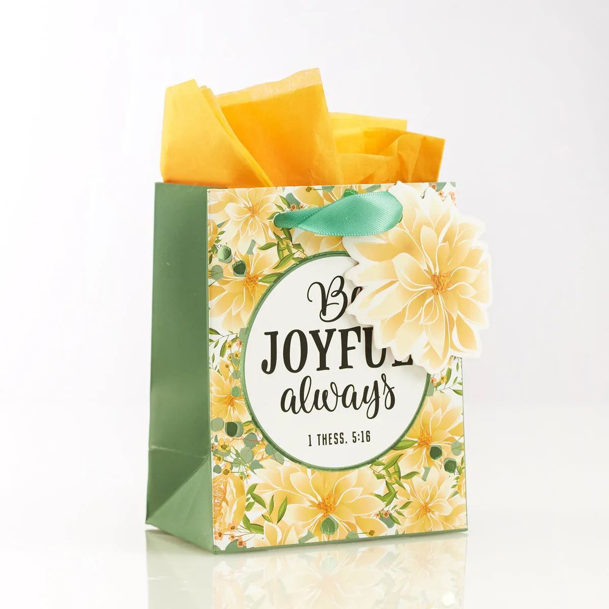 Be Joyful Always Extra Small Gift Bag With Gift Tag - 1 Thessalonians 5:16