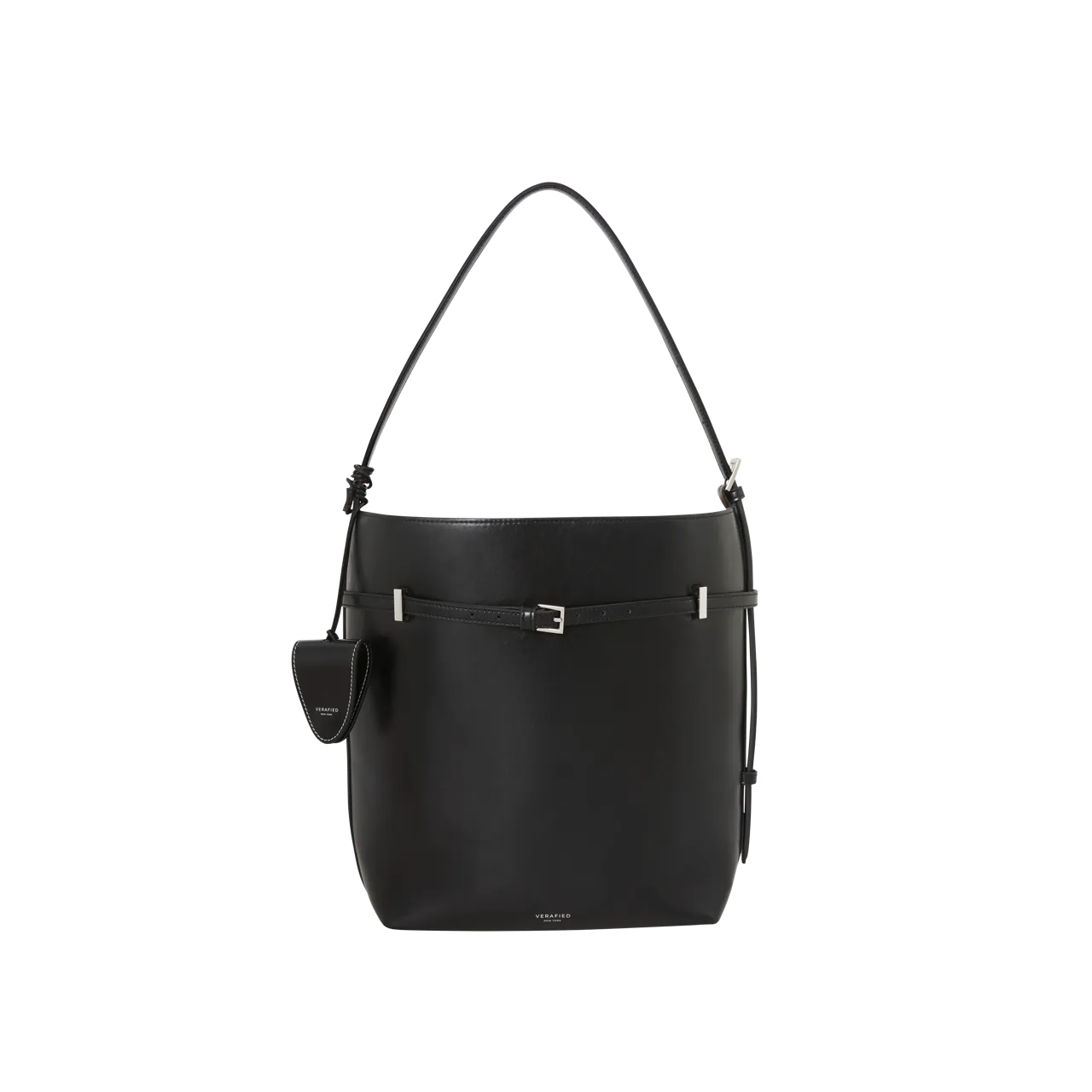 Black Belted Tote Bag