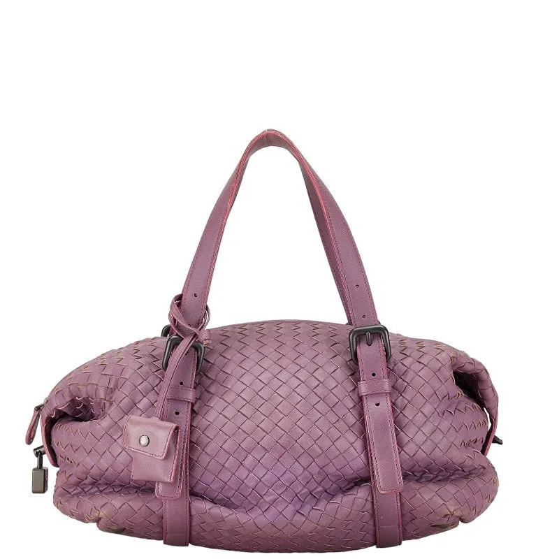 Bottega Veneta Intrecciato Lambskin Montaigne Handbag in Good Condition