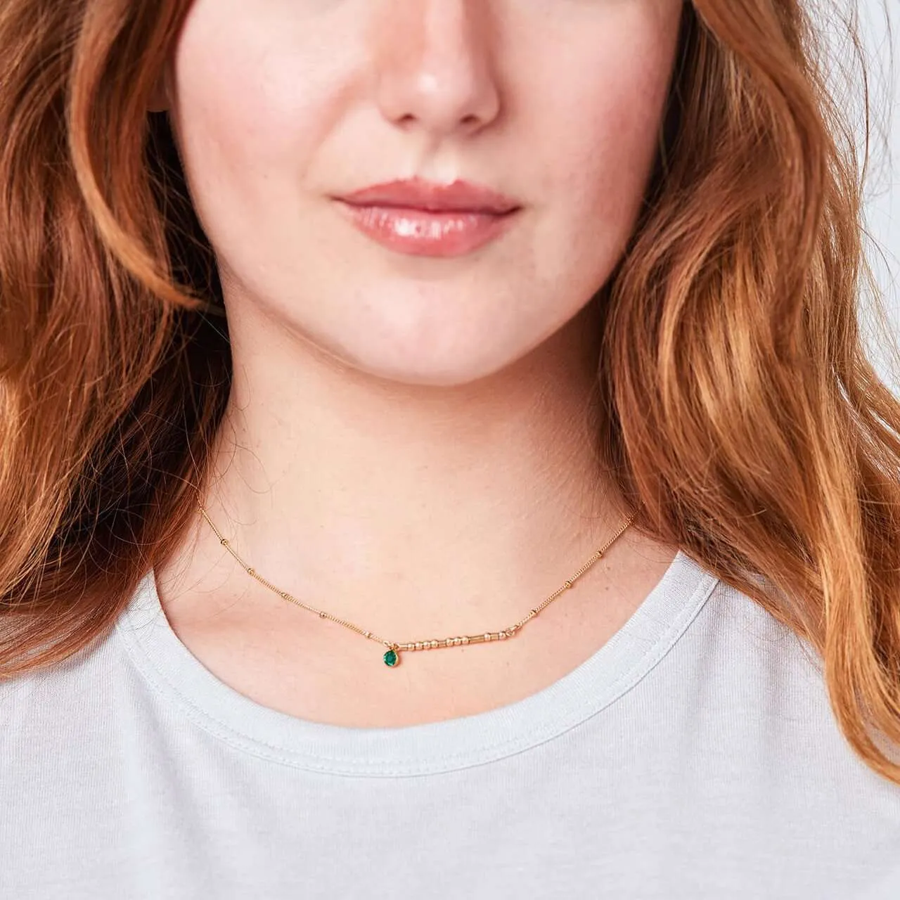 CHLOE - MORSE CODE NECKLACE