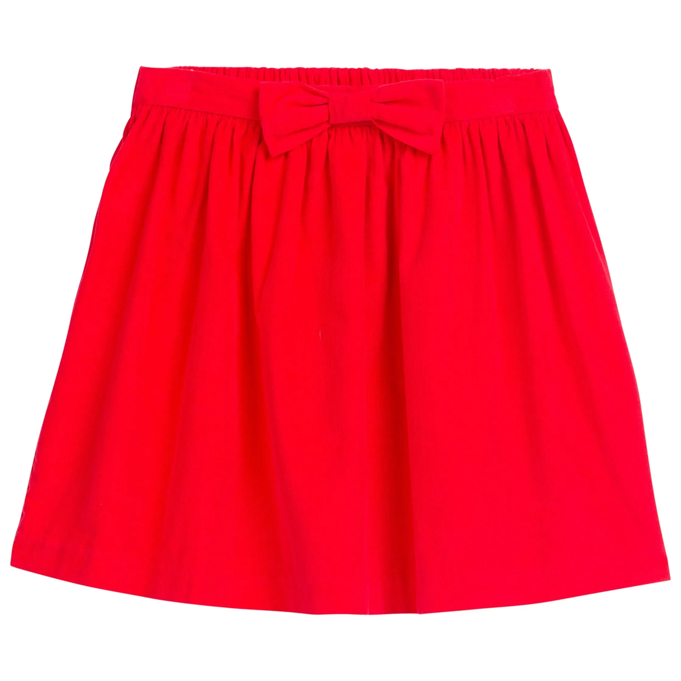 Davant Bow Skirt - Red Corduroy