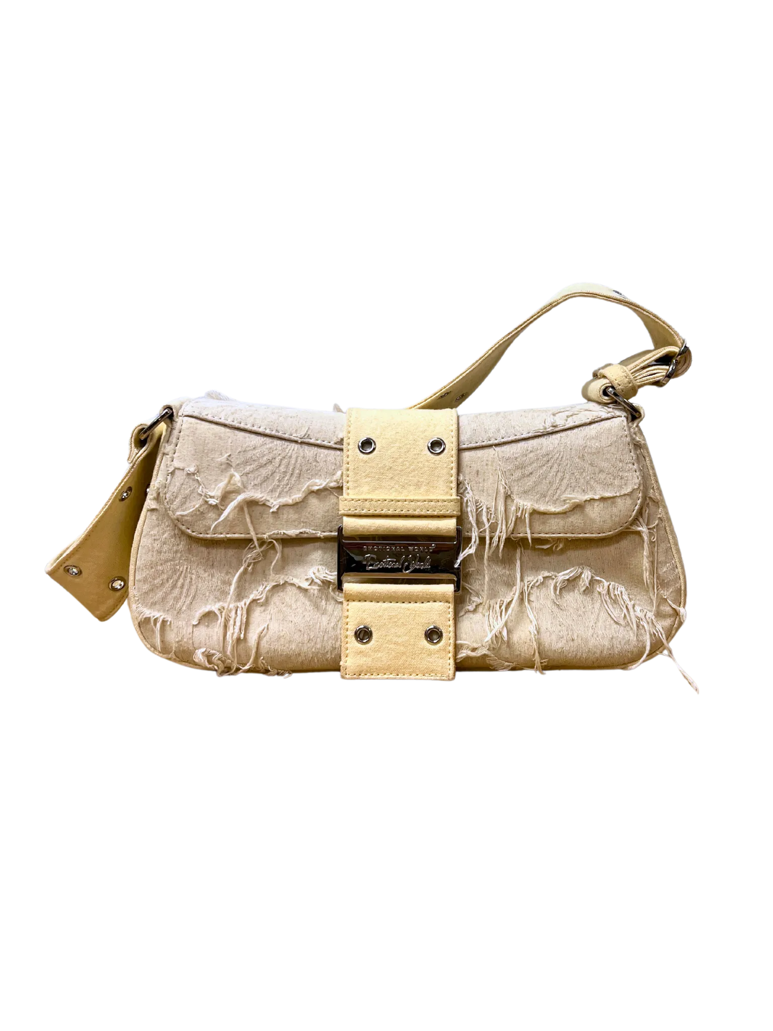 Emotional World Cream Vintage Punk Bag