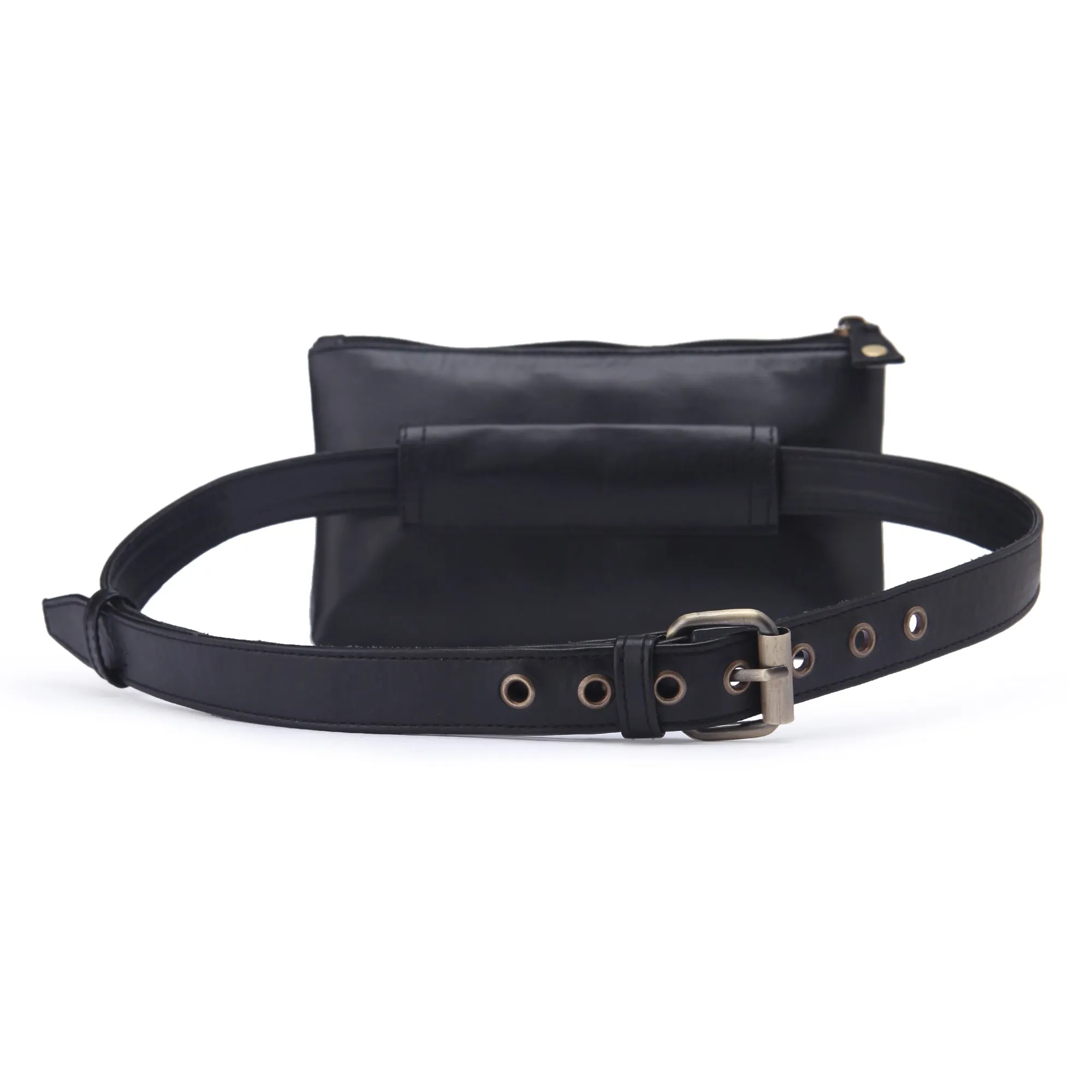 Evil Eye Embroidered waist belt bag for women