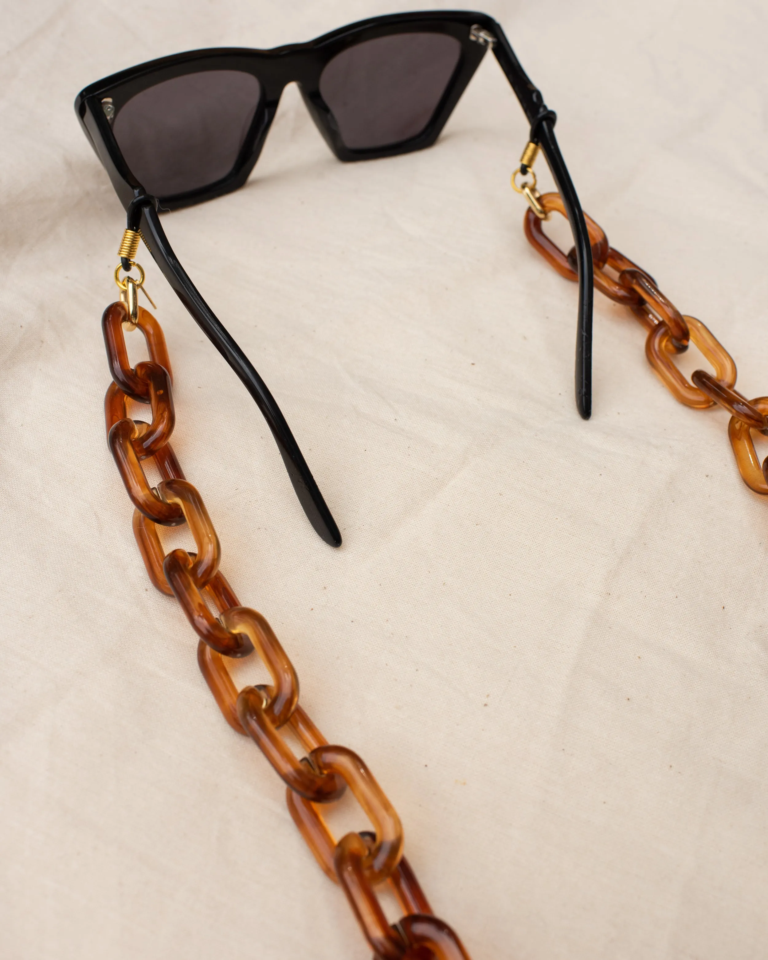 Extra Chunky Tortoise Eyewear Chain