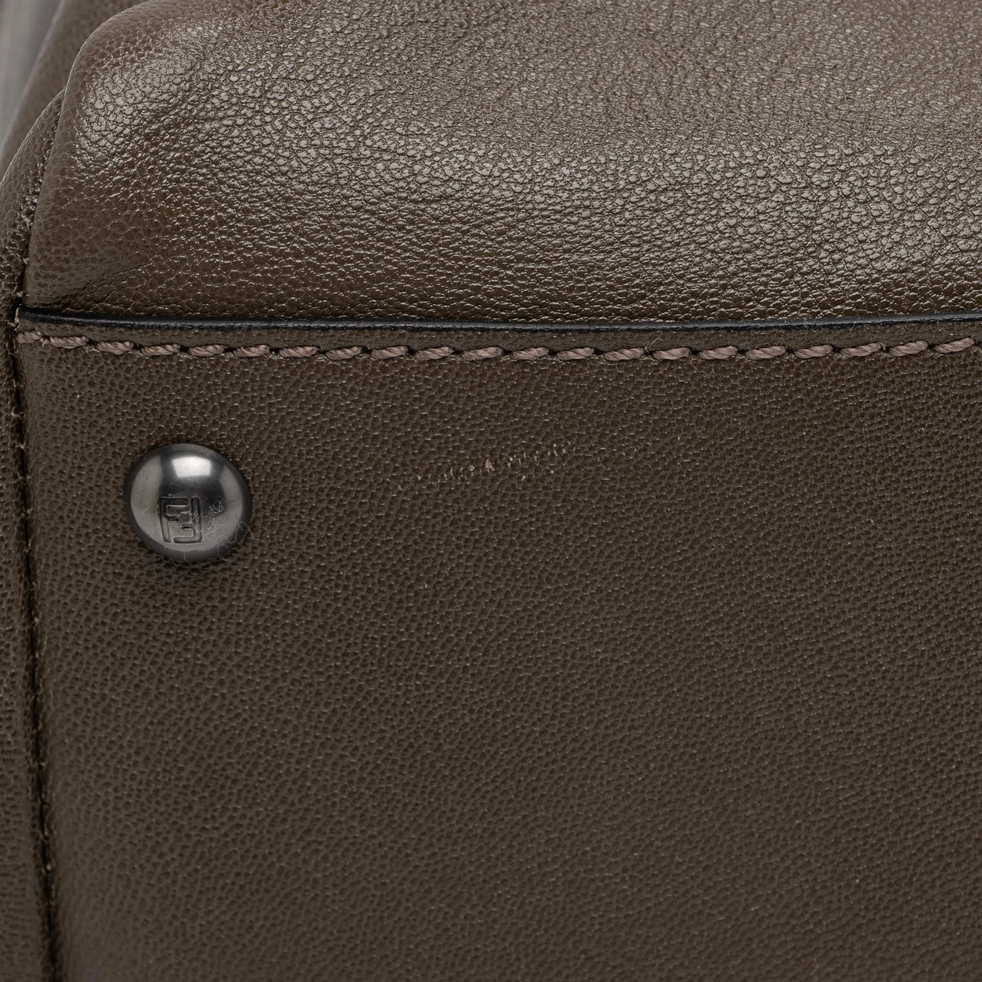 Fendi Goatskin Peekaboo Large Satchel - FINAL SALE (SHF-EF9skv)