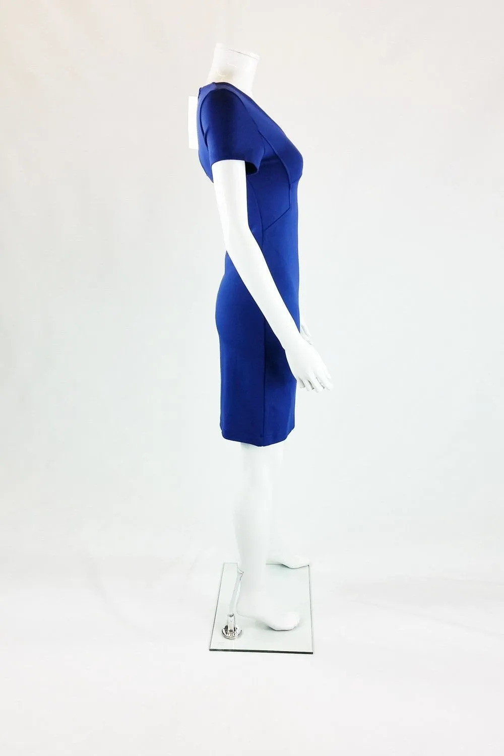 FRENCH CONNECTION Marie Cut Out Maya Blue Body Con Dress (UK 8)