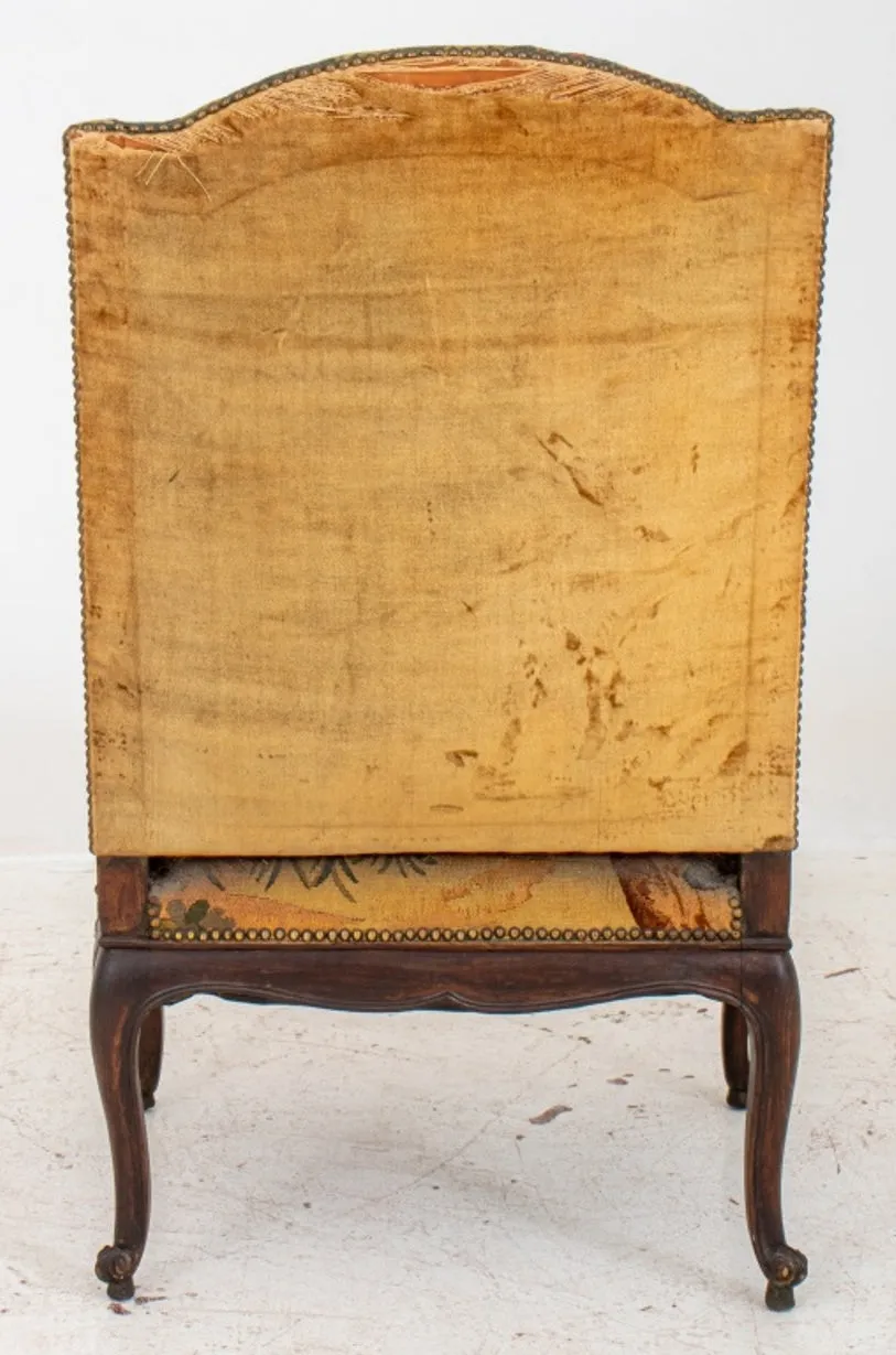 French Regence Style Tapestry Arm Chair