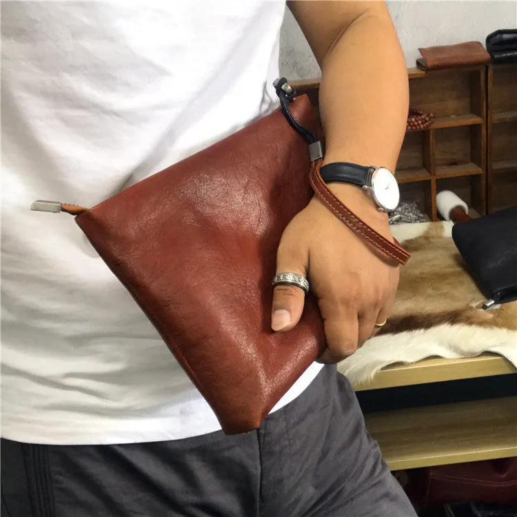 Genuine Leather Clutch Purse For Men