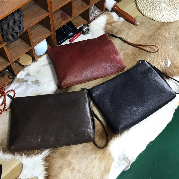 Genuine Leather Clutch Purse For Men