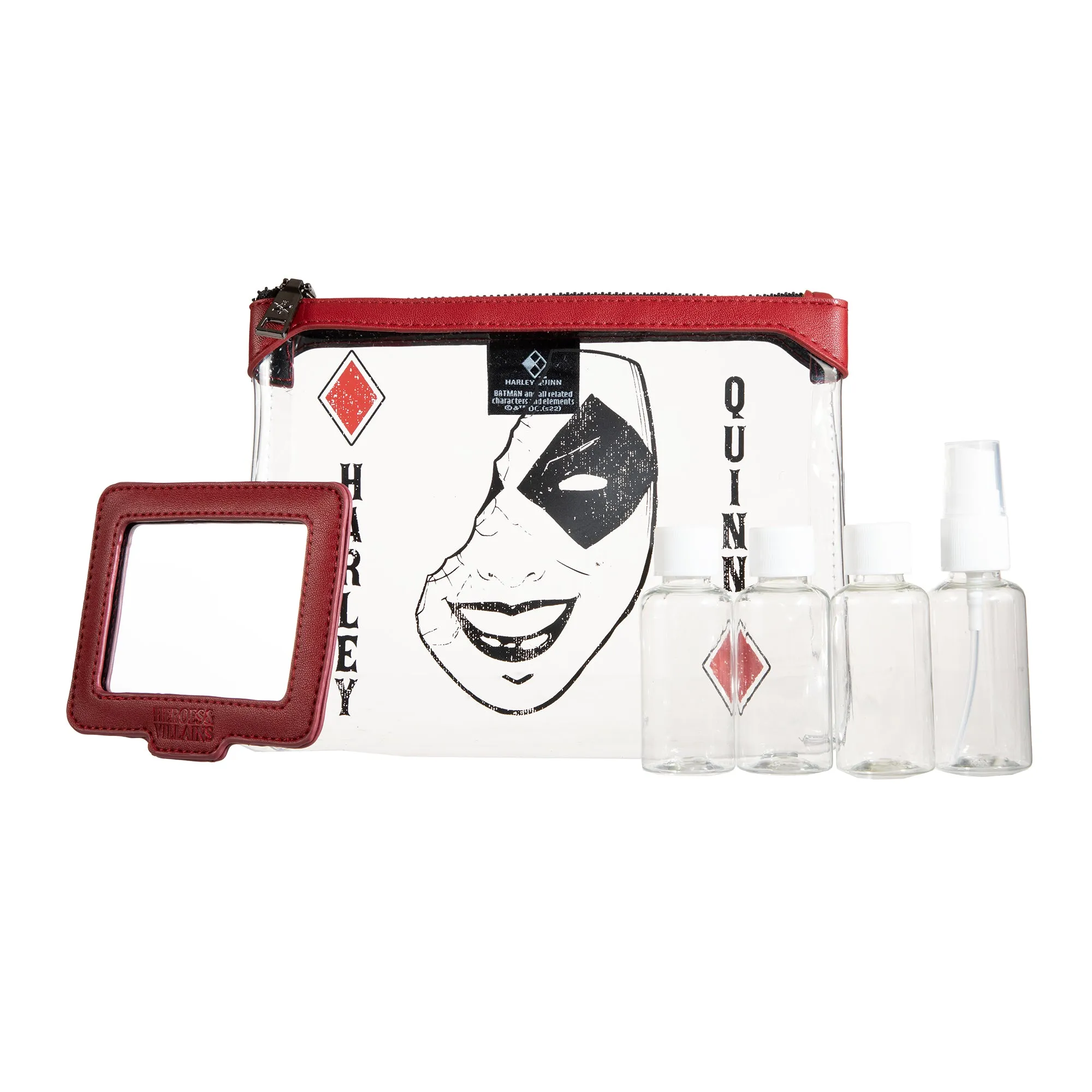 Harley Quinn Cosmetic & Toiletry Travel Set