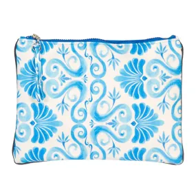 Harmony Clutch Bag- Blue Pattern