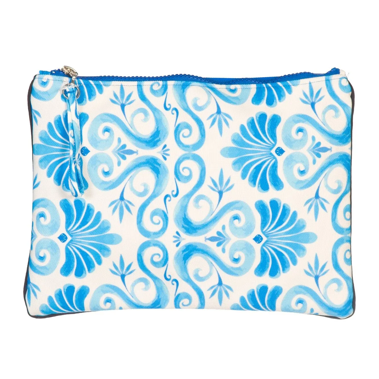 Harmony Clutch Bag- Blue Pattern