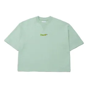 HUF WOMEN'S VARSITY S/S FRENCH TERRY TOP-MINT