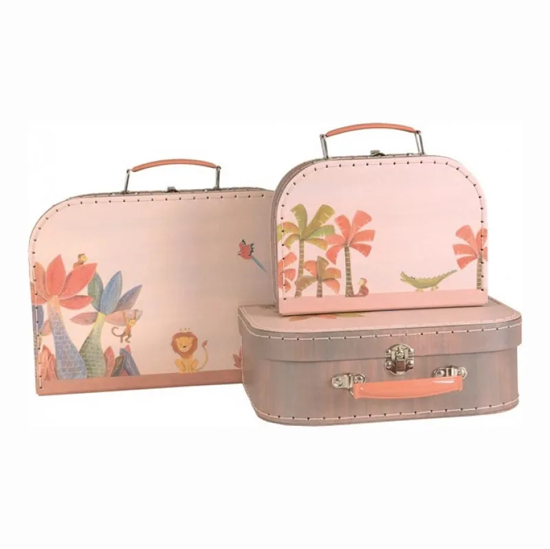 Jungle Case Suitcases Set - 3 Pieces