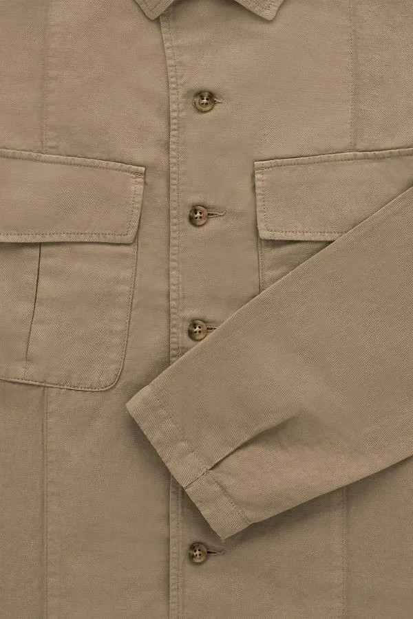 Jungle Cotton & Linen Overshirt