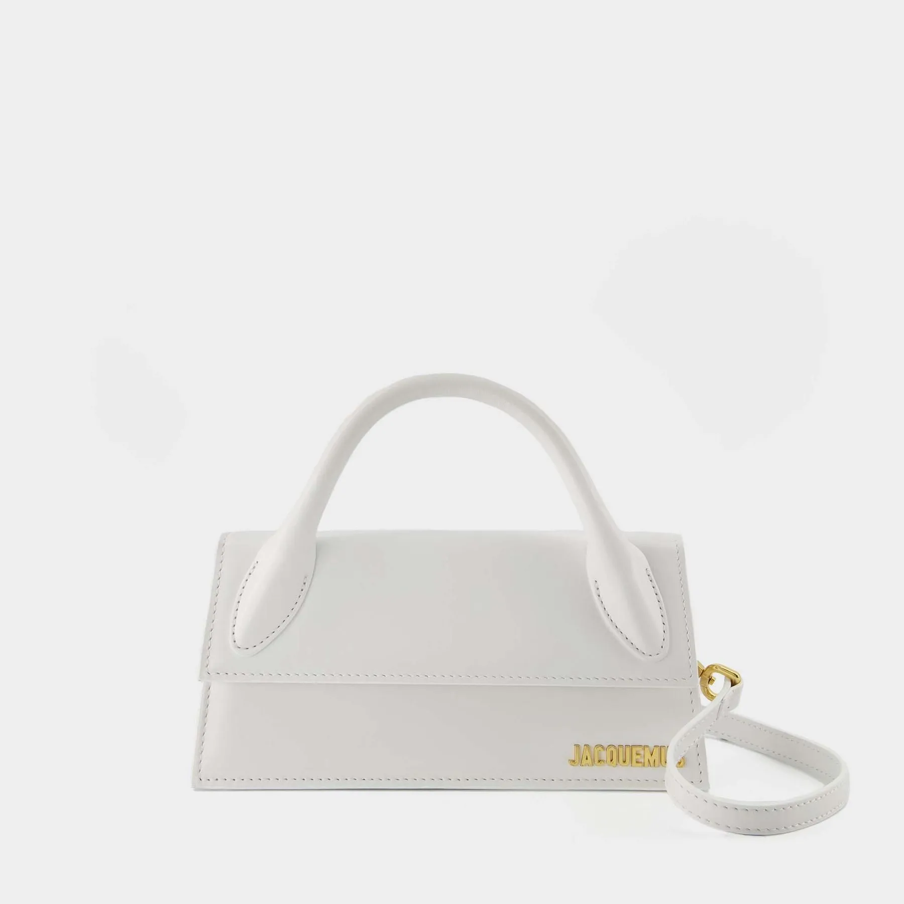 Le Chiquito Long Bag - Jacquemus - White - Leather