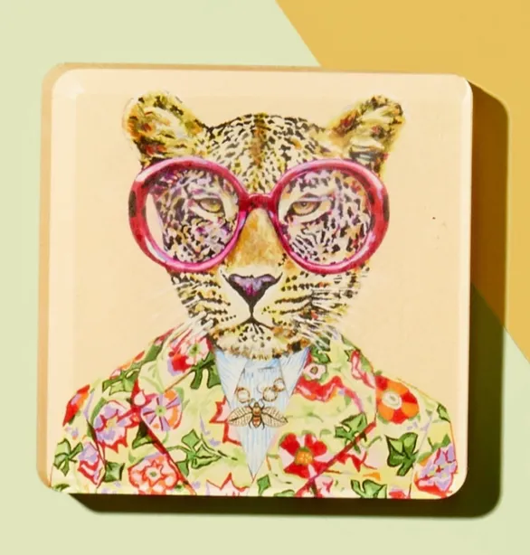 Leon the Leopard Coaster | Individual