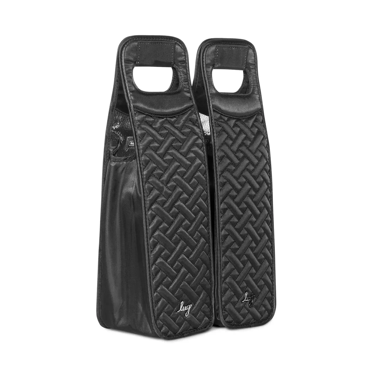 LUG Shuttle Wine Tote in Black