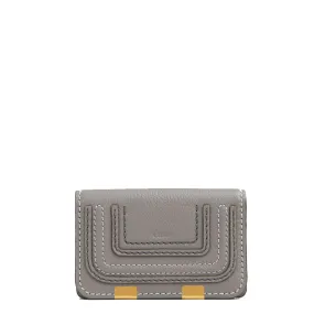 Marcie Flap Card Holder, Grey