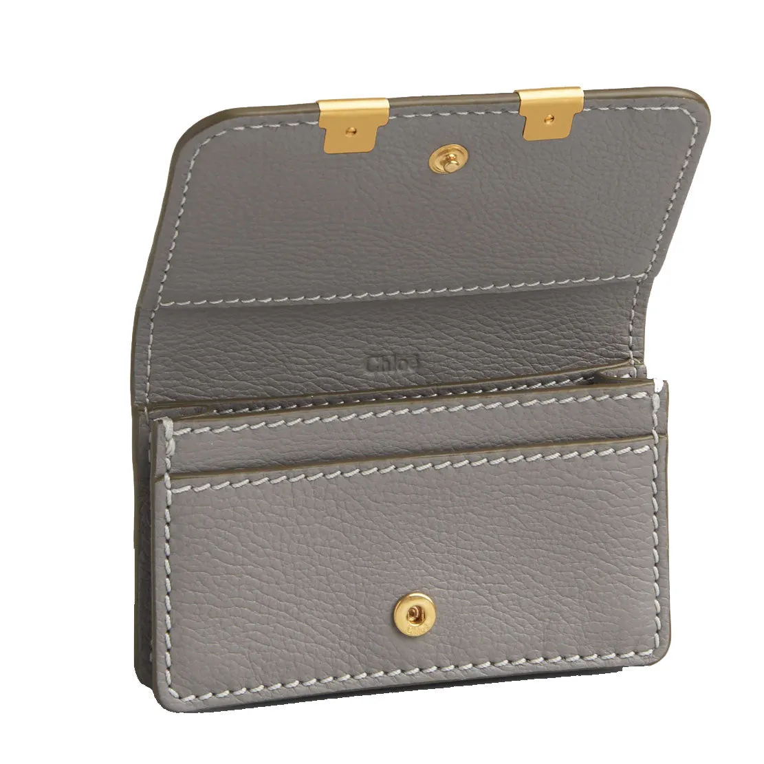 Marcie Flap Card Holder, Grey