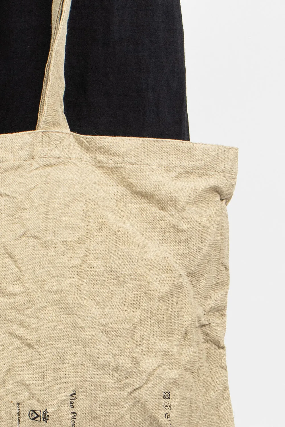 Medium Linen Tote Bag Natural