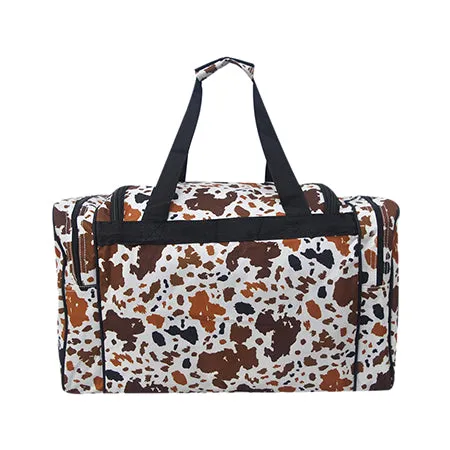 Mocha Cow NGIL Canvas 20 Duffle Bag