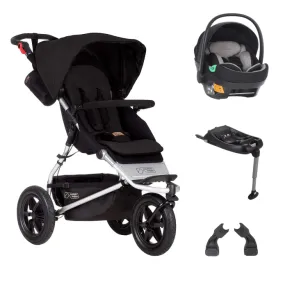 Mountain Buggy Urban Jungle Car Seat Bundle - Black (with FREE Adapter)