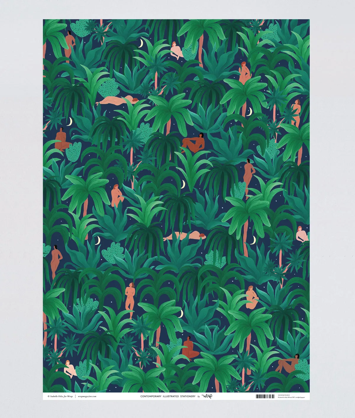  Night Jungle  Gift Wrap