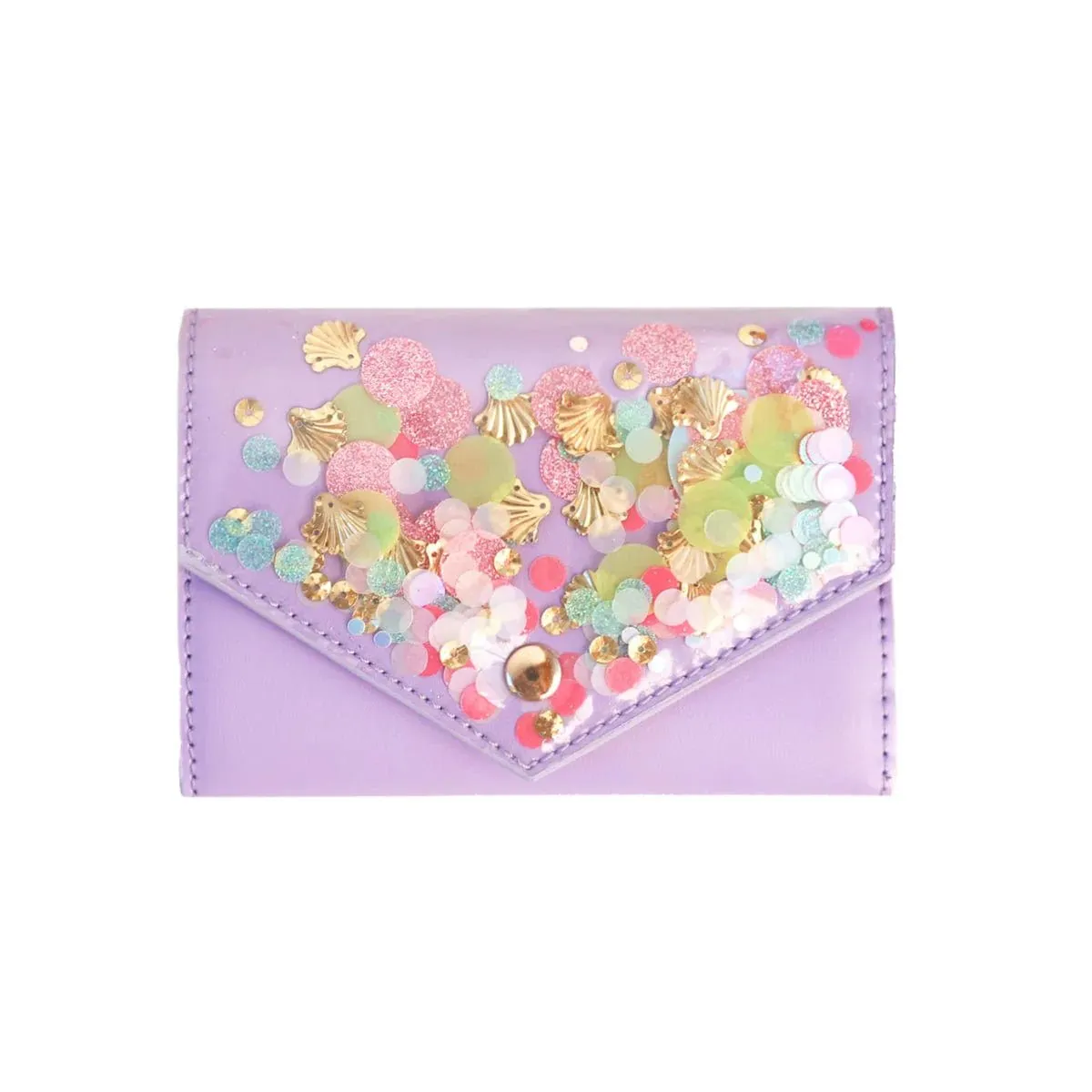 Packed Party Shell It Out Confetti Wallet