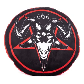 PILLOW - SATANIC 666 ROUND 60cm WAKE N BAKE