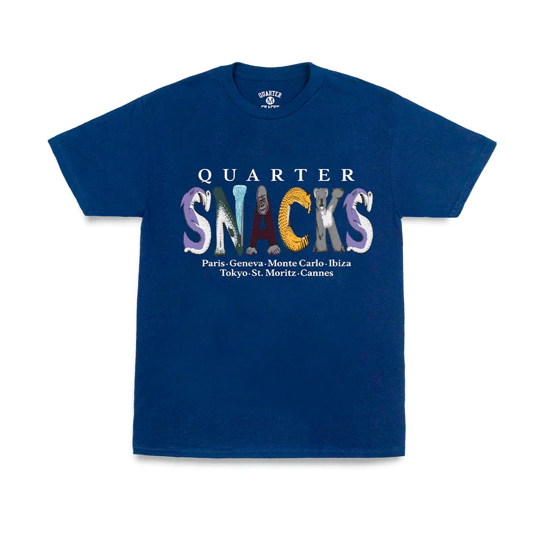 Quartersnacks Wildlife Tee Navy