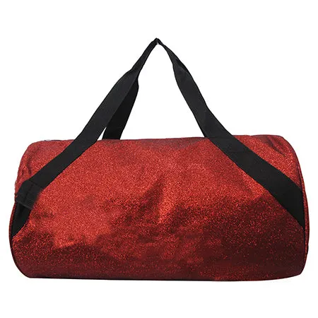 Red Medium Glitter NGIL Duffel Bag