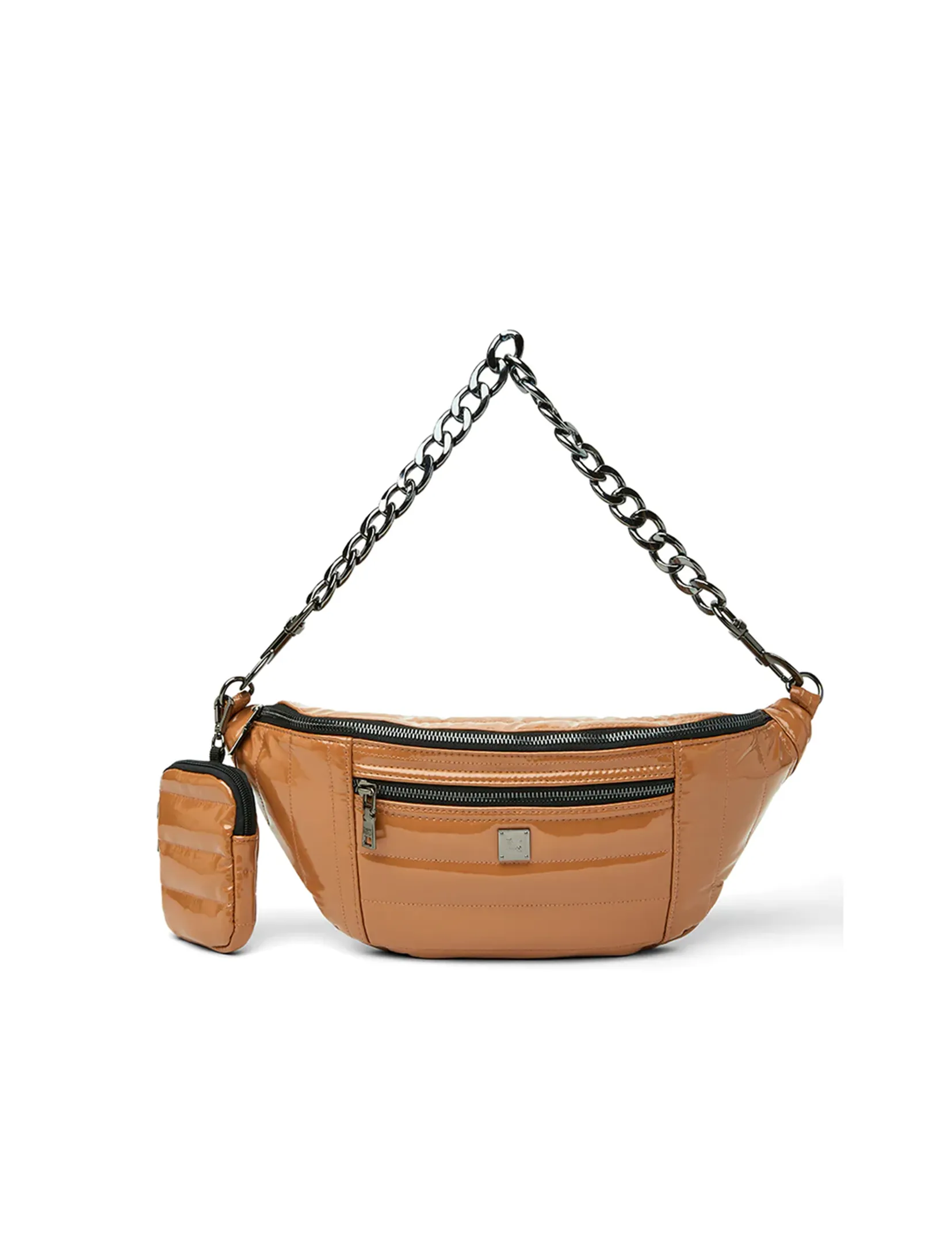 Sister Sling Bag, Dark Nude Patent