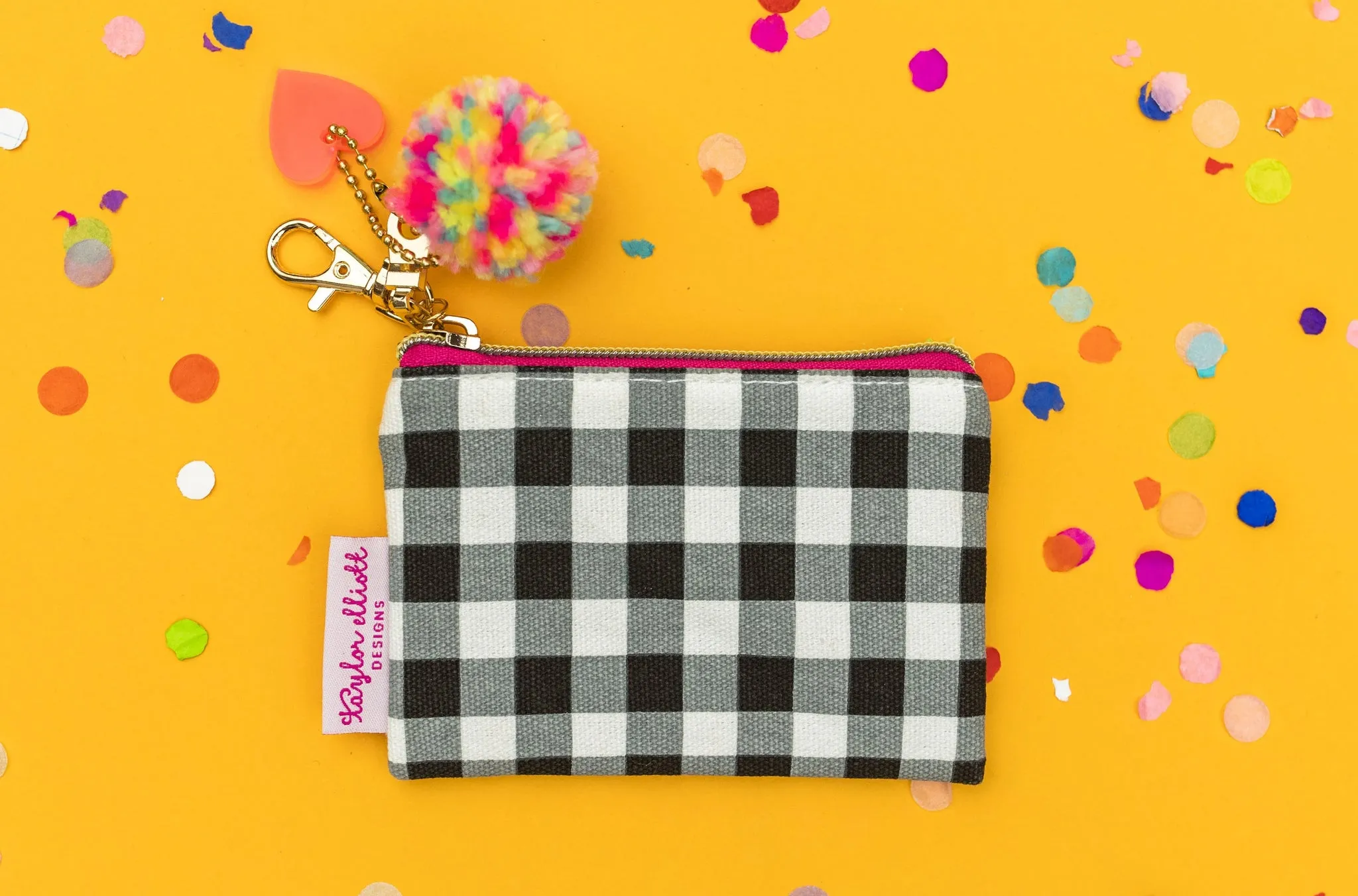 Tassel & Pom Pom Zipper Pouches with Keychains ~ Multiple Styles & Sizes