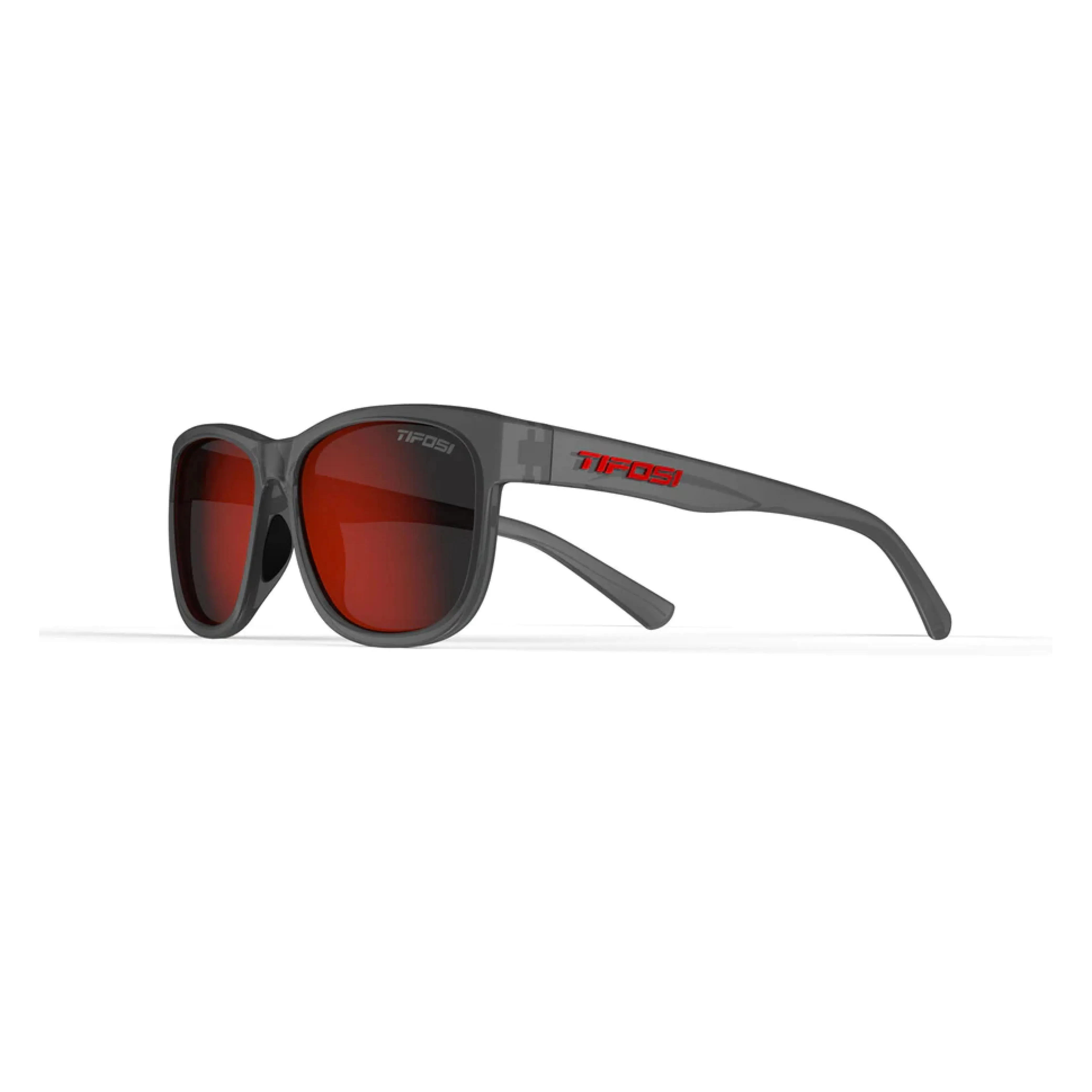 Tifosi Swank XL Sunglasses - Satin Vapor Smoke Red