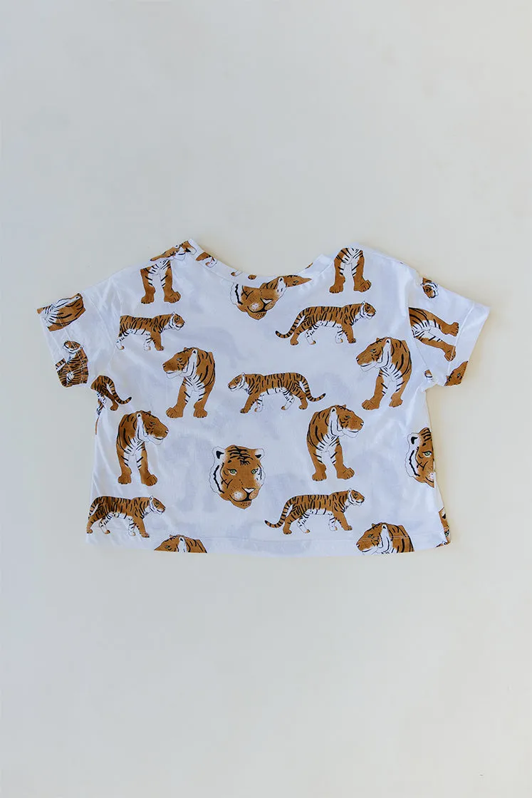 Wandering Tiger Crop Tee