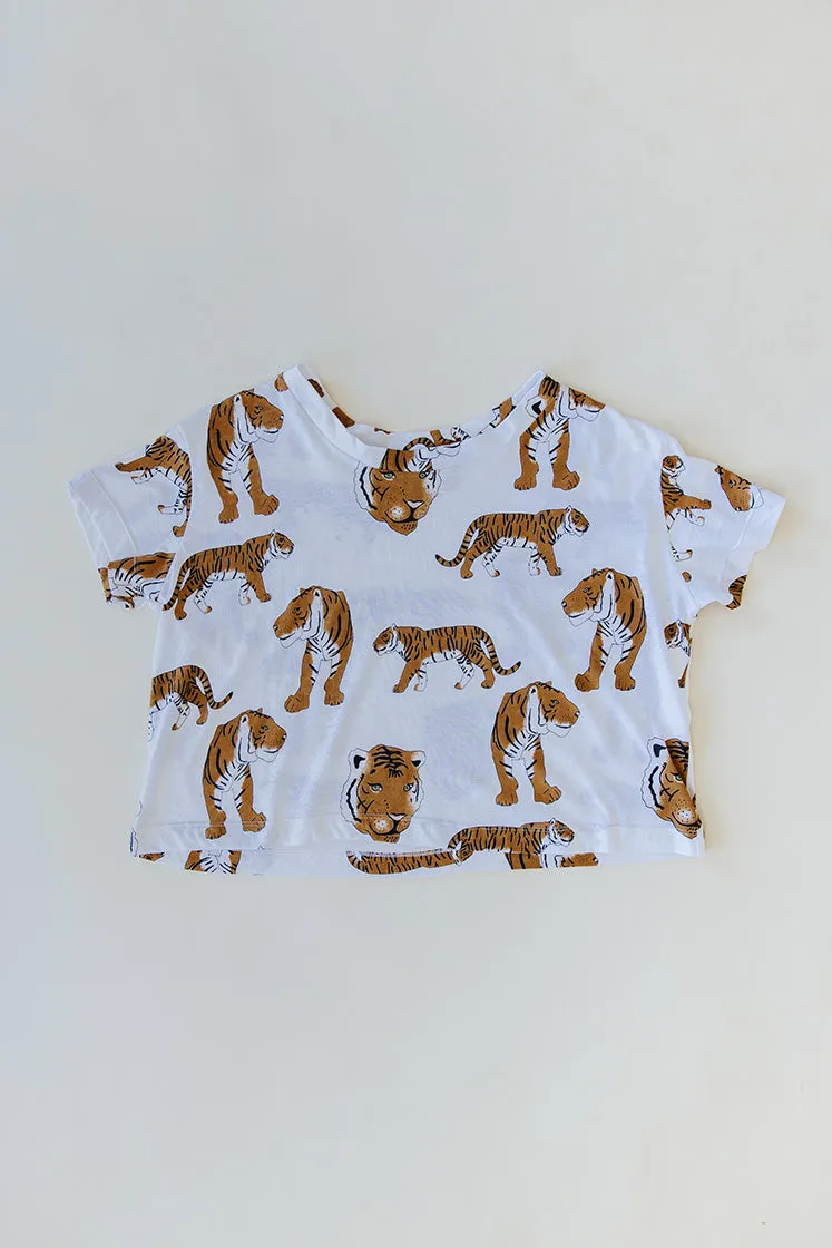 Wandering Tiger Crop Tee