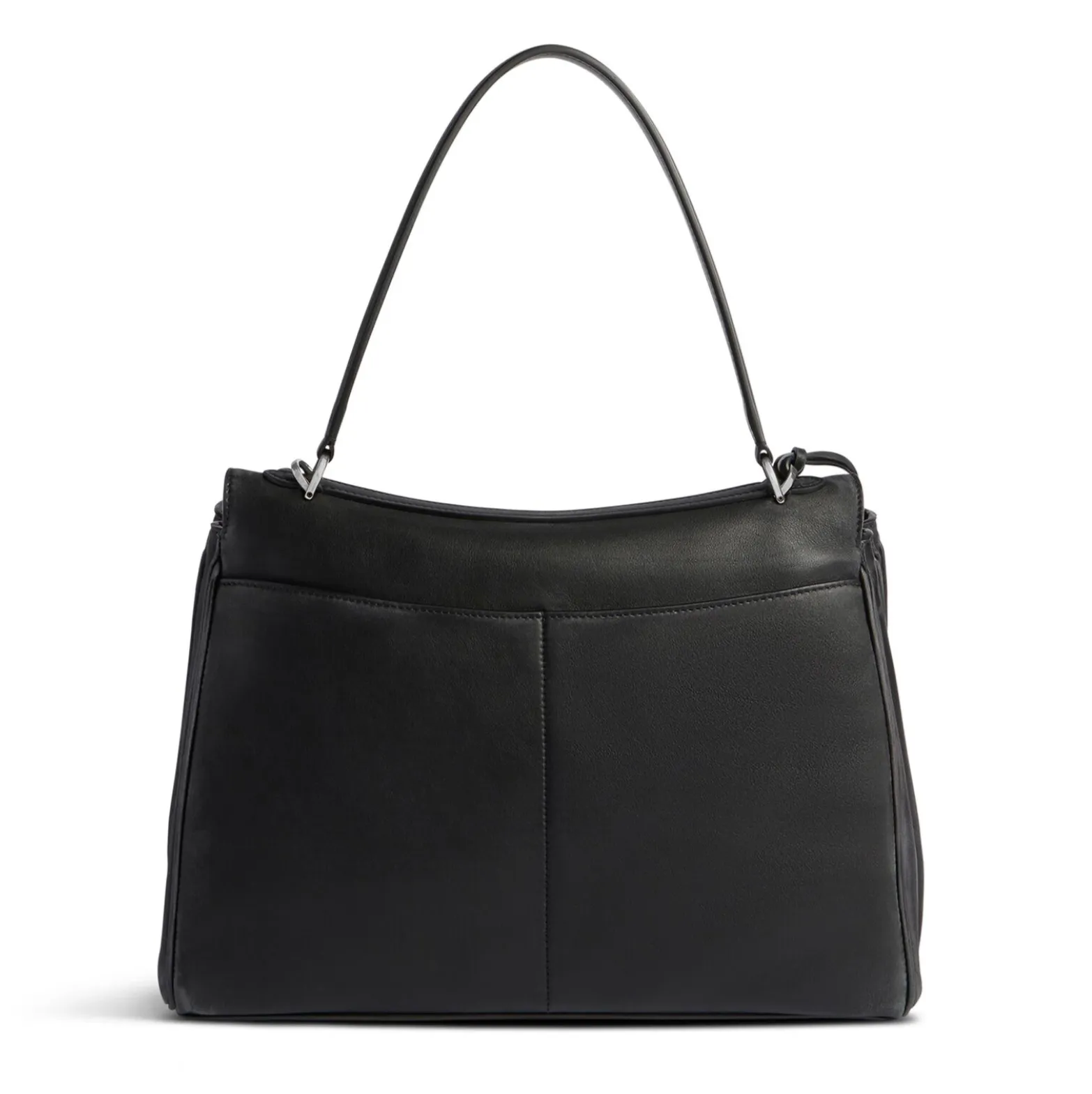 WOMEN'S MEDIUM HANDBAG USED EFFECT - BLACK