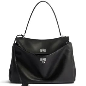 WOMEN'S MEDIUM HANDBAG USED EFFECT - BLACK